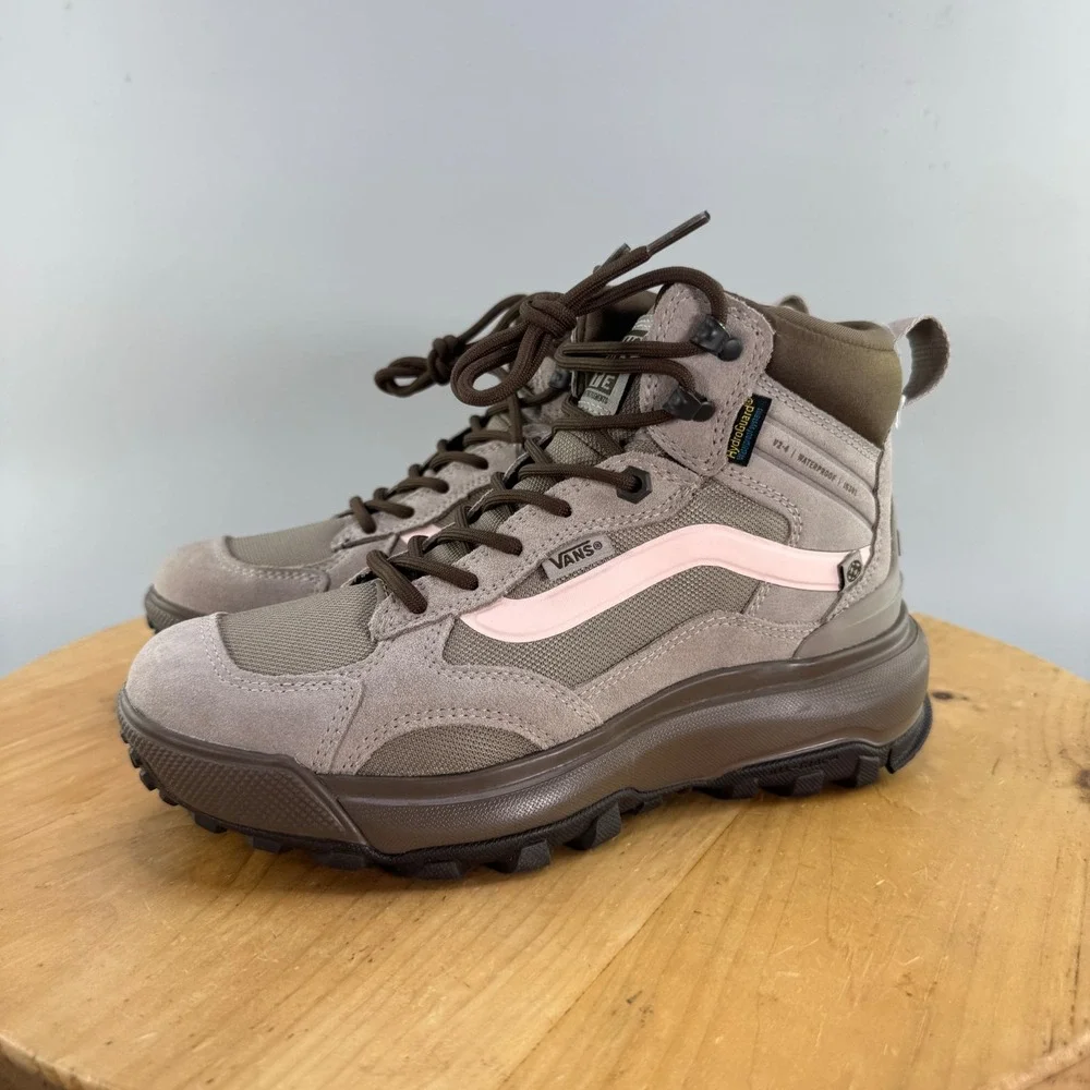 VANS MTE Crestline Womens Size 7 Boots Teak Brown Waterproof Outdoor Hiking NEW
